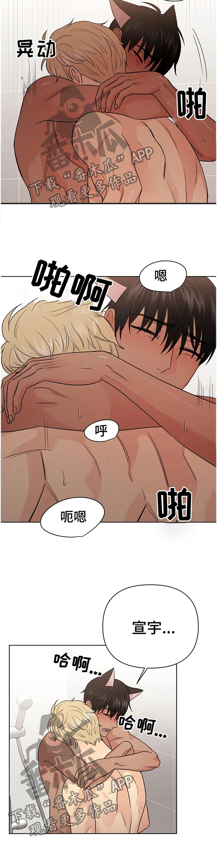 爱我的猫上司漫画解说漫画,第67章：【番外】甜蜜之吻33图