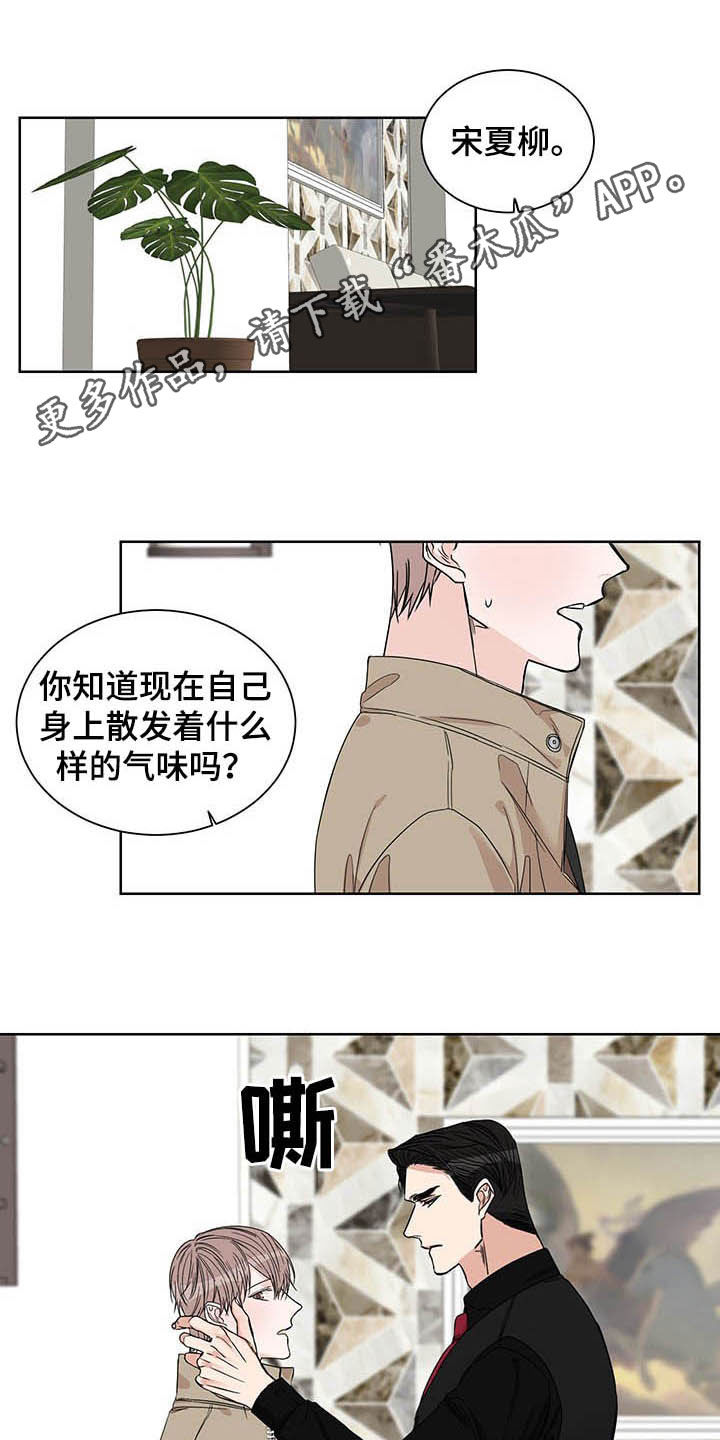 终点线彩条漫画,第23章：信息素1图