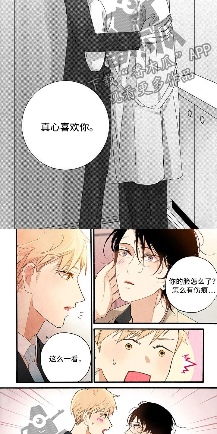 幸福的快车歌曲视频漫画,第48章：真心喜欢你4图