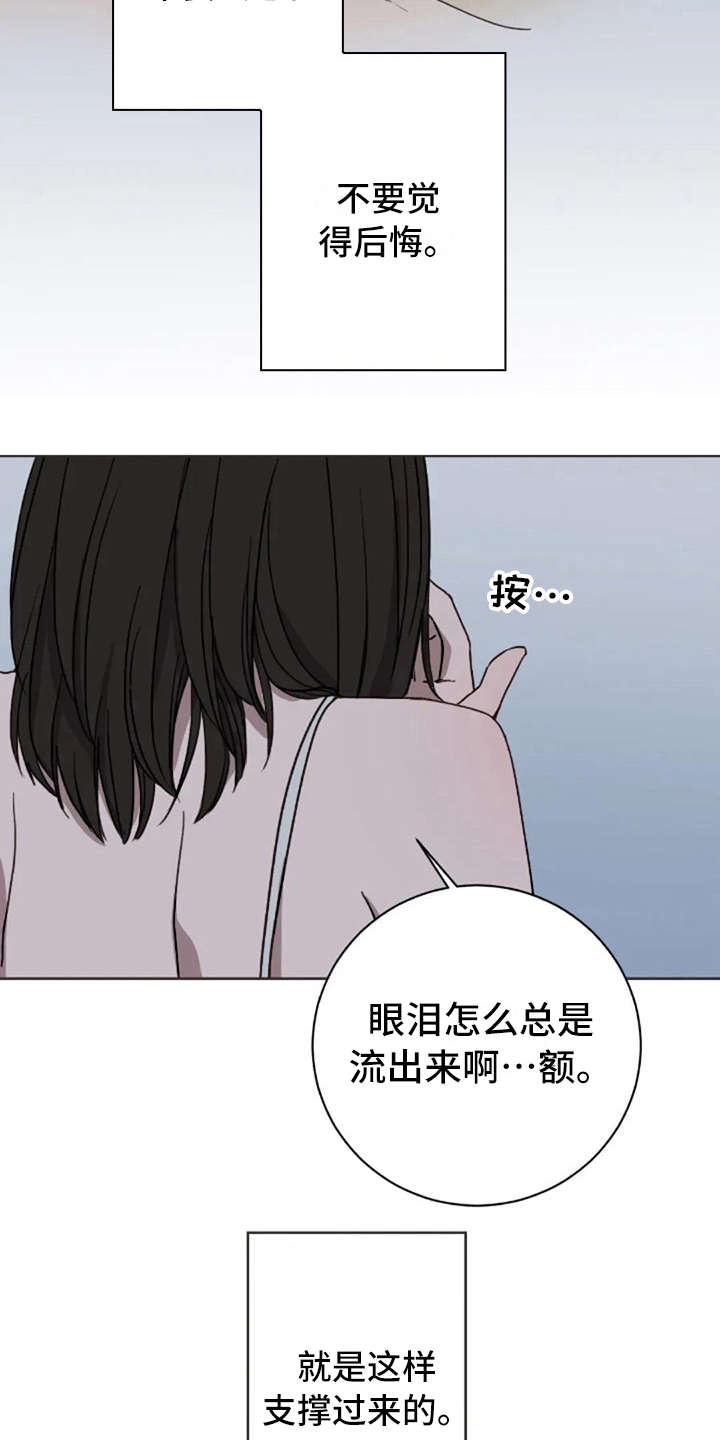 三色绘恋同人文漫画,第13章：支撑3图