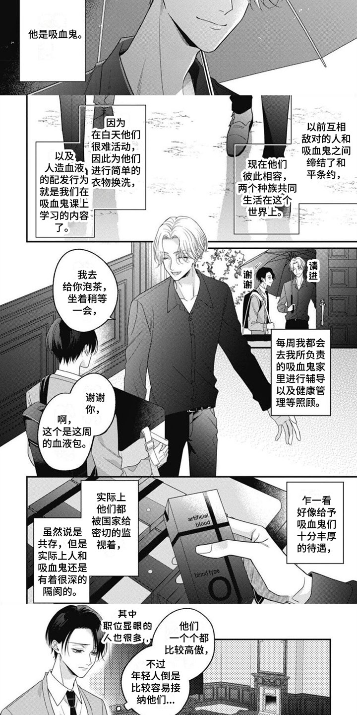 我的吸血鬼老婆动漫漫画,第1章：他是吸血鬼3图