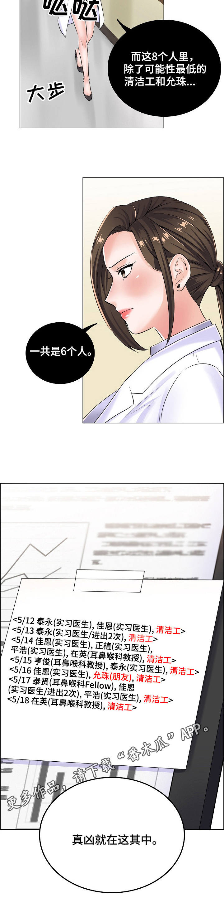 医生游戏4399漫画,第14章：查监控5图