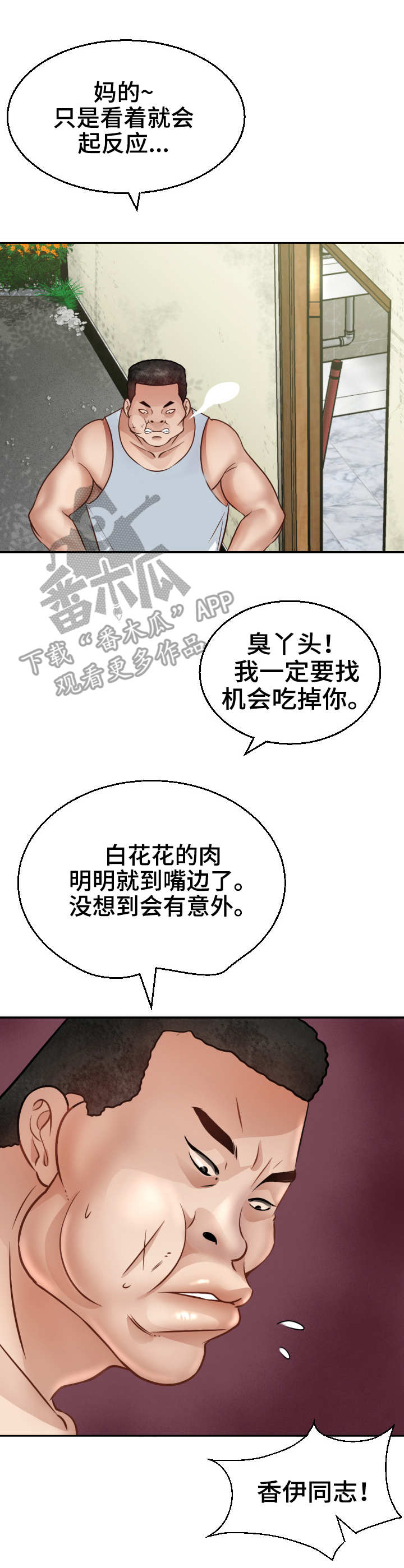 高丽虹惊艳的图片漫画,第9章：飞踹2图