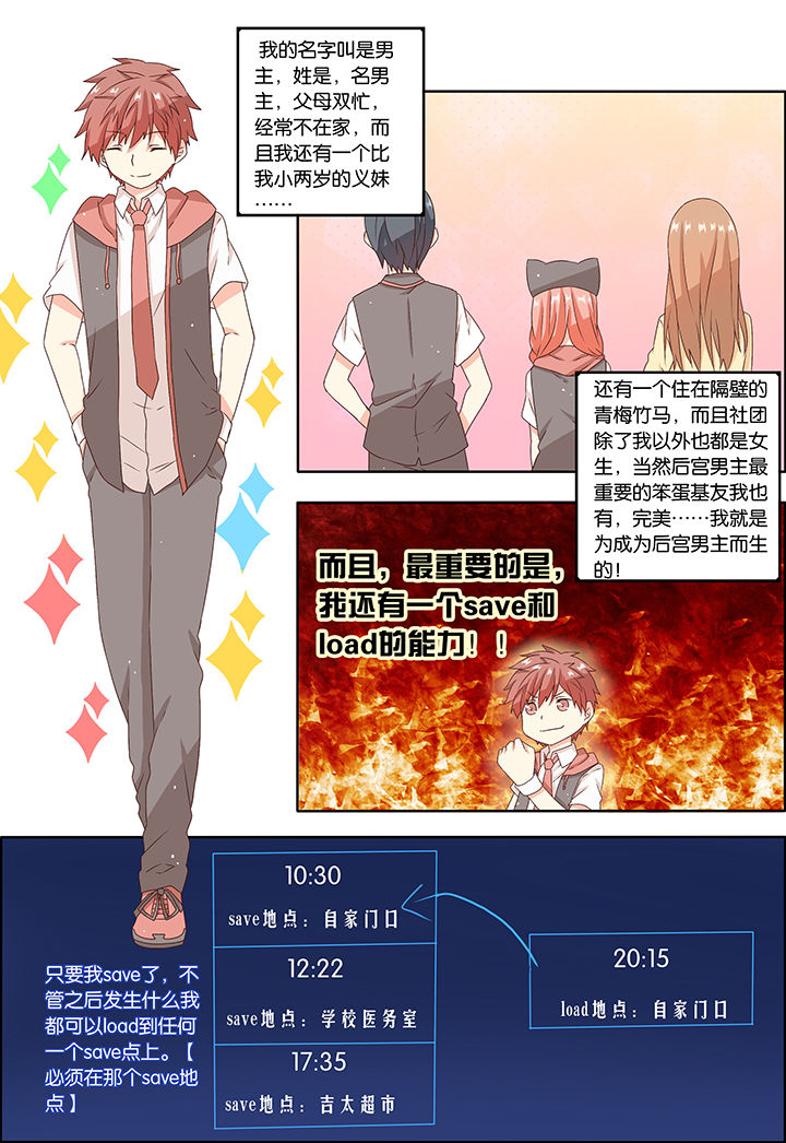 为什么后宫男主的我跑到了百合动漫漫画,第1章：1图