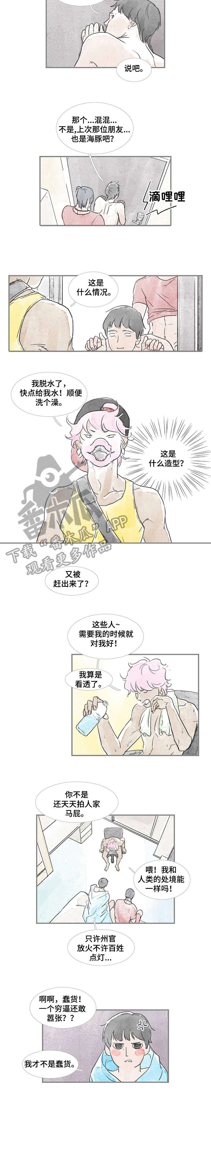 海豚教练日常漫画,第17章：刚才4图