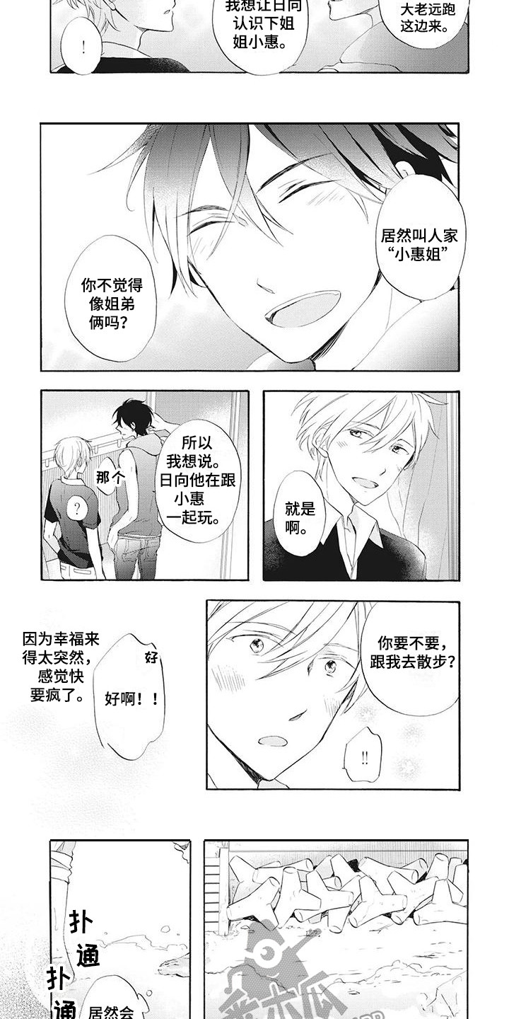 暖男电视剧30集全集免费漫画,第12章：散步3图