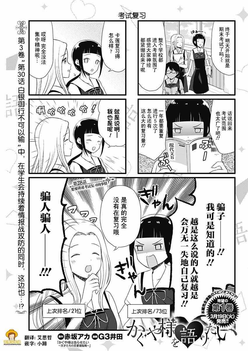 辉夜大小姐里的梗漫画,第28话1图