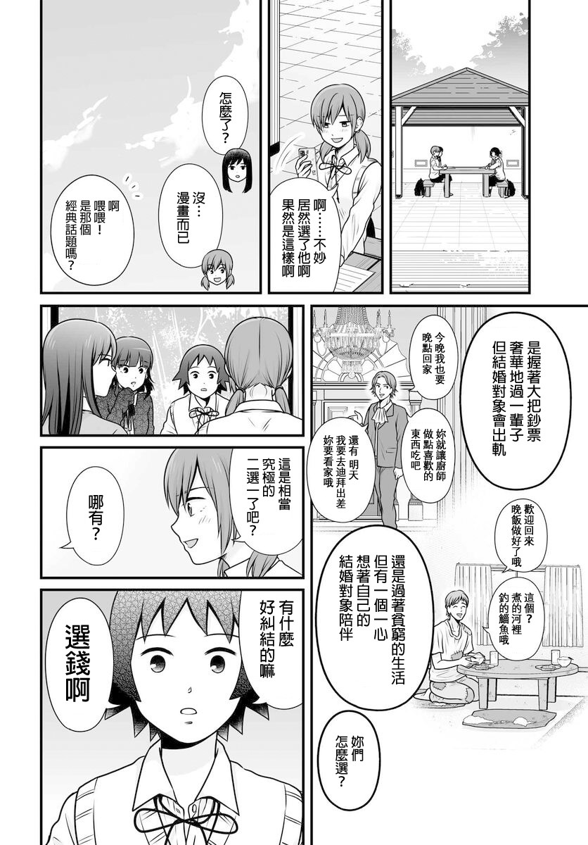 女高中生的虚度日常是哪一年漫画,第103话 二选一4图