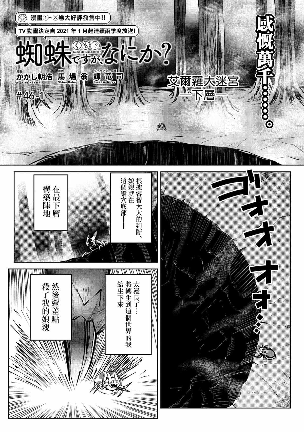 转生成蜘蛛又怎样女主变人漫画,第46.1话1图
