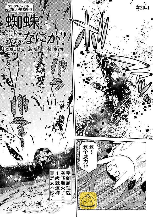 不过是蜘蛛怎么了轻小说漫画,第20.1话1图