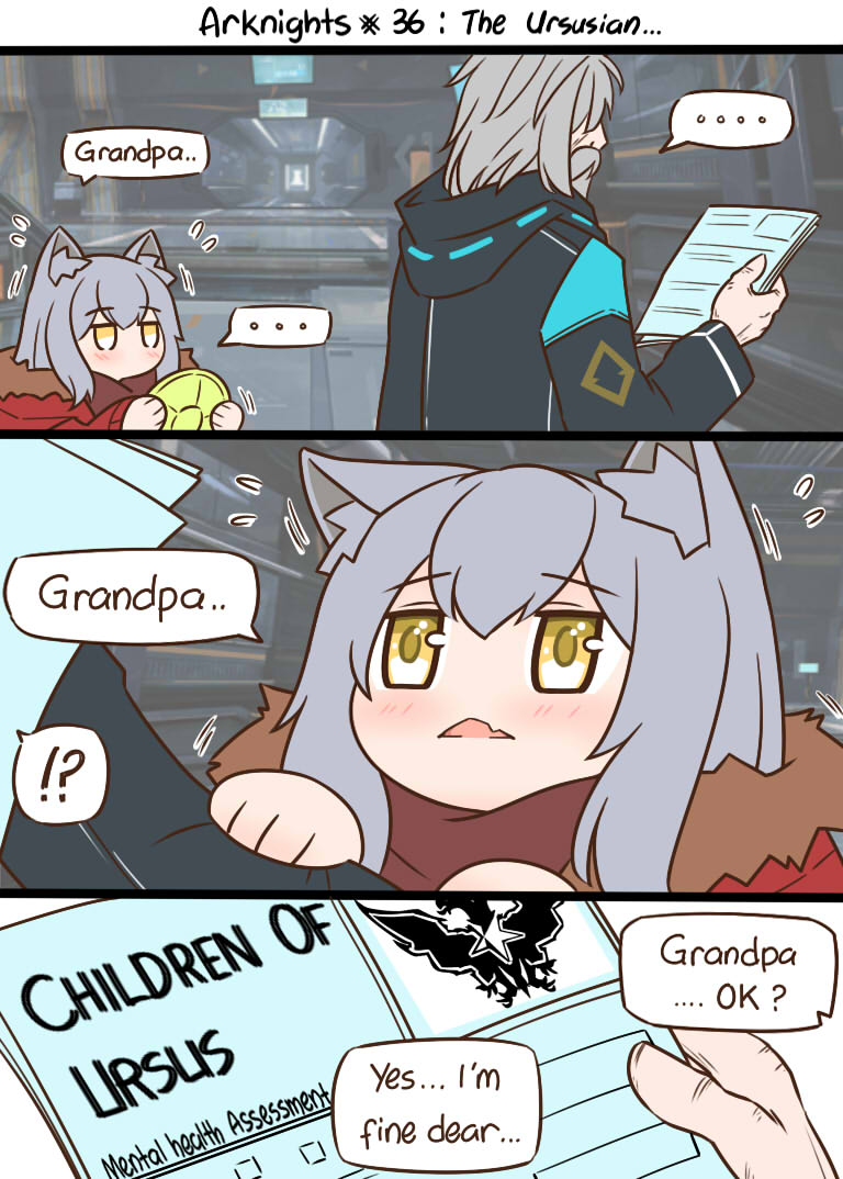 明日方舟的老年博士动画漫画,36 乌萨斯帝国…2图