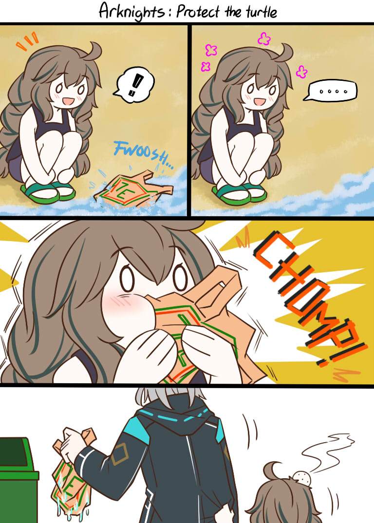 明日方舟当博士老了漫画,SP 保护龟龟，人人有责2图