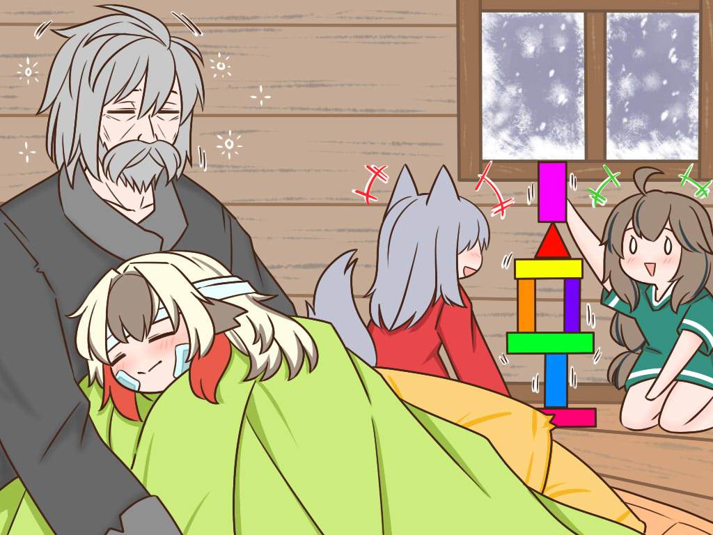 明日方舟老年博士假死漫画,卖火柴的小雪雉63图