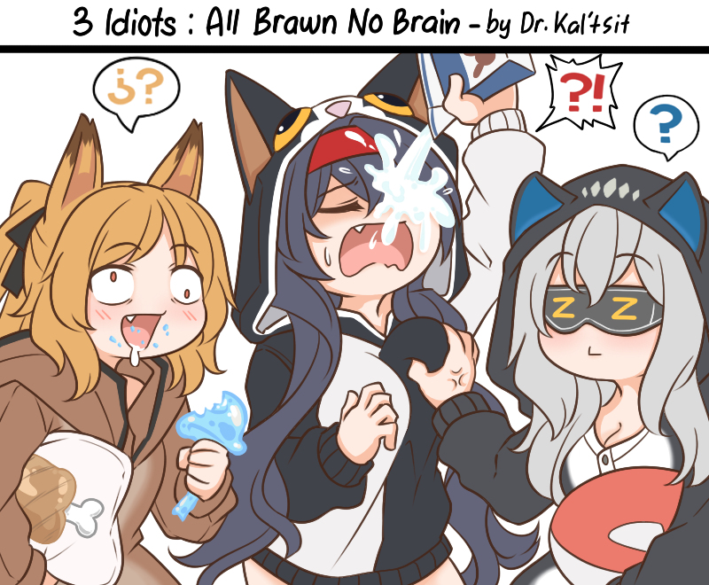明日方舟当博士老了漫画,SP 三傻大闹罗德岛2图