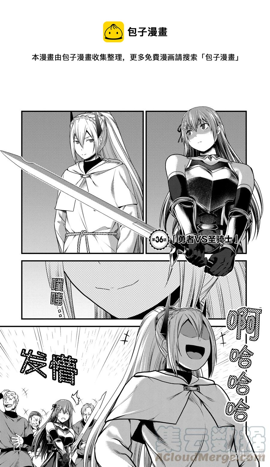 我是村民有何贵干原作是小说吗漫画,36 「勇者VS圣骑士」1图