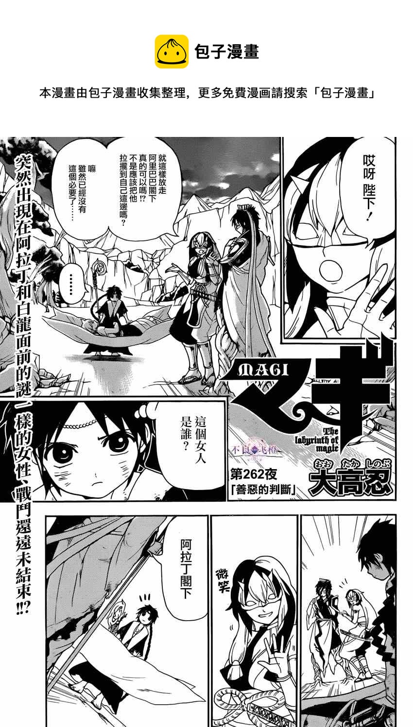 魔笛MAGI辛巴达的冒险漫画,第262话1图