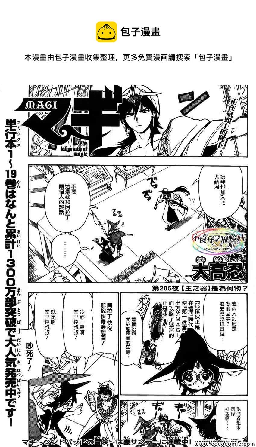 魔笛magi游戏漫画,第205话1图