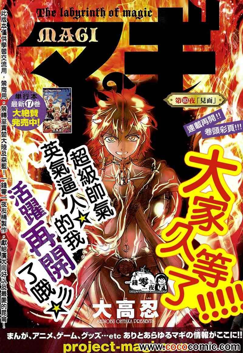 魔笛magi辛巴德的冒险漫画漫画,第183话2图