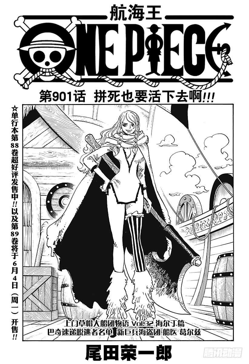 航海王免费樱花动漫高清星辰影院1101在线看漫画,第901话 拼死也要活下去啊！1图