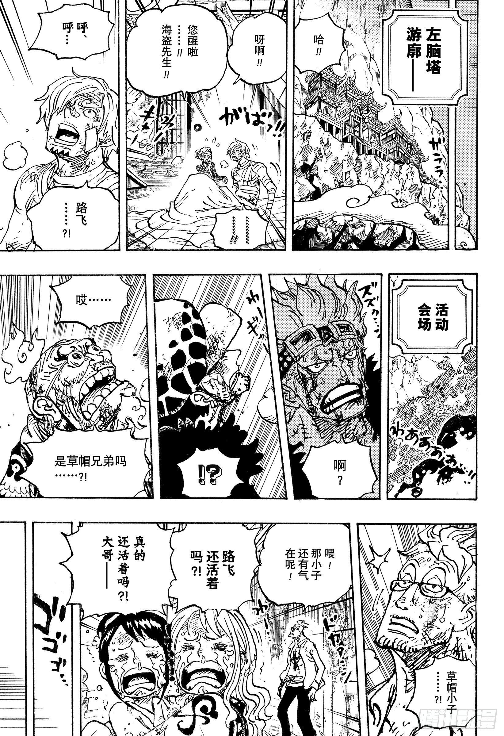 航海王壮志雄心贴吧漫画,第1044话 解放的战士3图