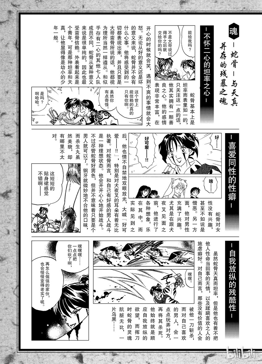 犬夜叉share漫画,后记13 犬夜叉概论 七人队一4图