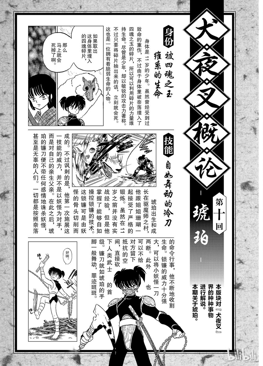 犬夜叉wide访谈漫画,后记10 犬夜叉概论 琥珀1图