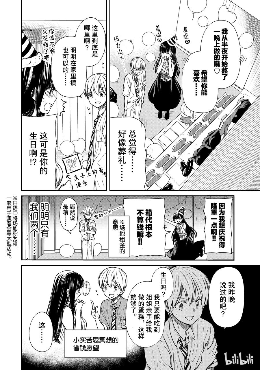 大姐养活4个弟弟妹妹漫画,46 生日派对①2图